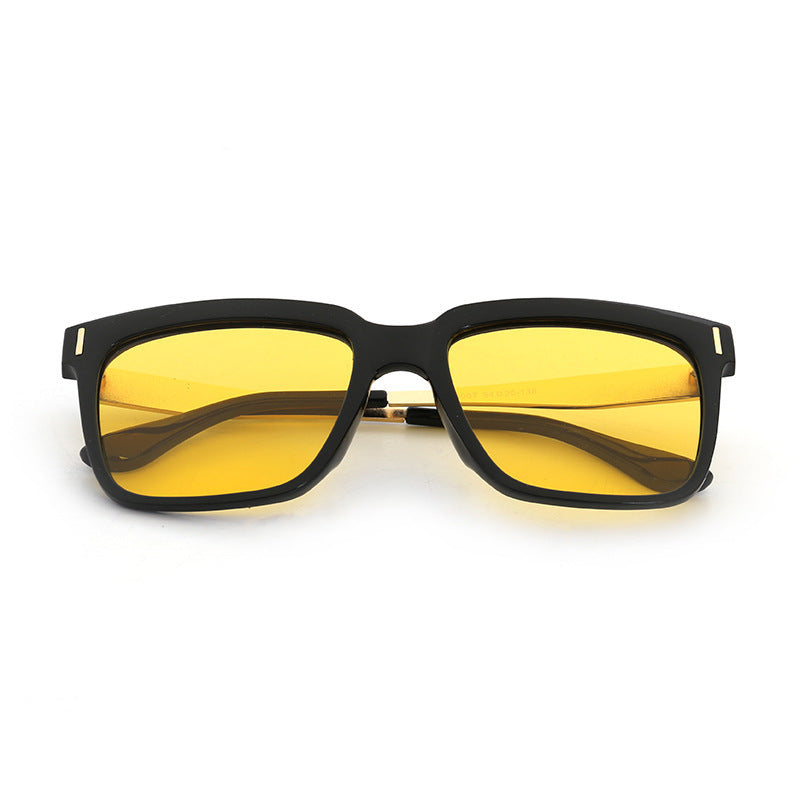 Gafas de sol de PC de marco cuadrado de moda al por mayor