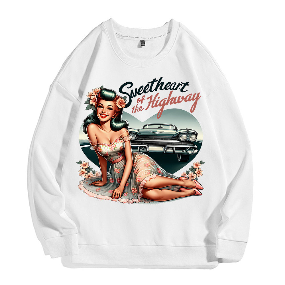 Wholesale 10pcs Retro poster girl UV DTF Ready to Press Transfers Wraps