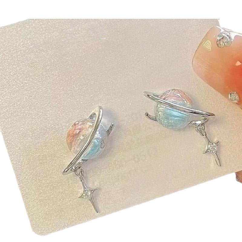 Wholesale Planet Sweet Alloy Earrings
