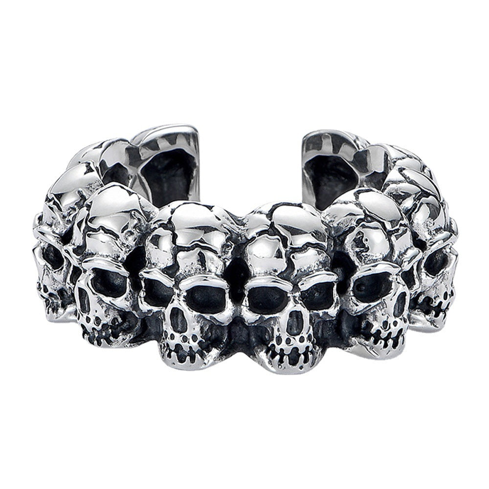 Wholesale Thai Silver Skull Ring