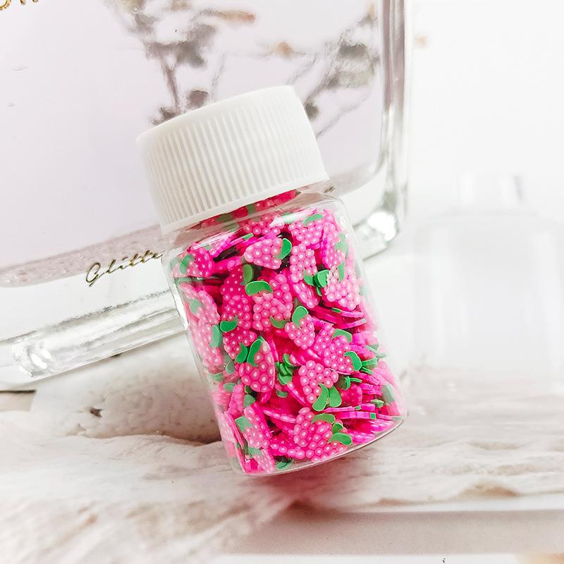 Wholesale Fruit clay slices 20ml small bottle 15g