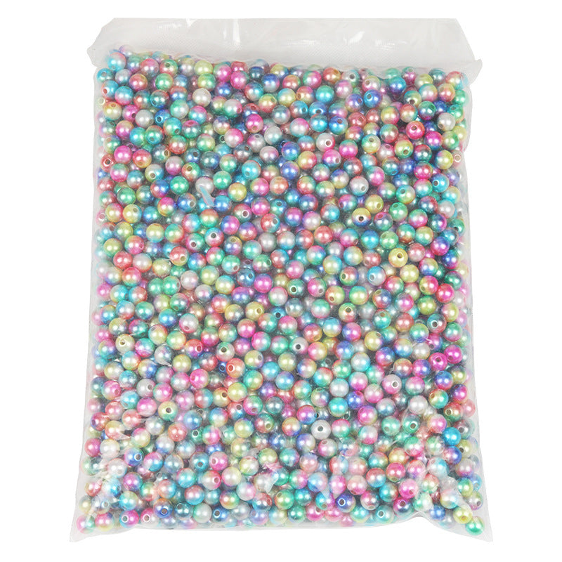 Wholesale 10mm Dual Color Gradient Beads ABS Imitation Pearl DIY Bead Accessories
