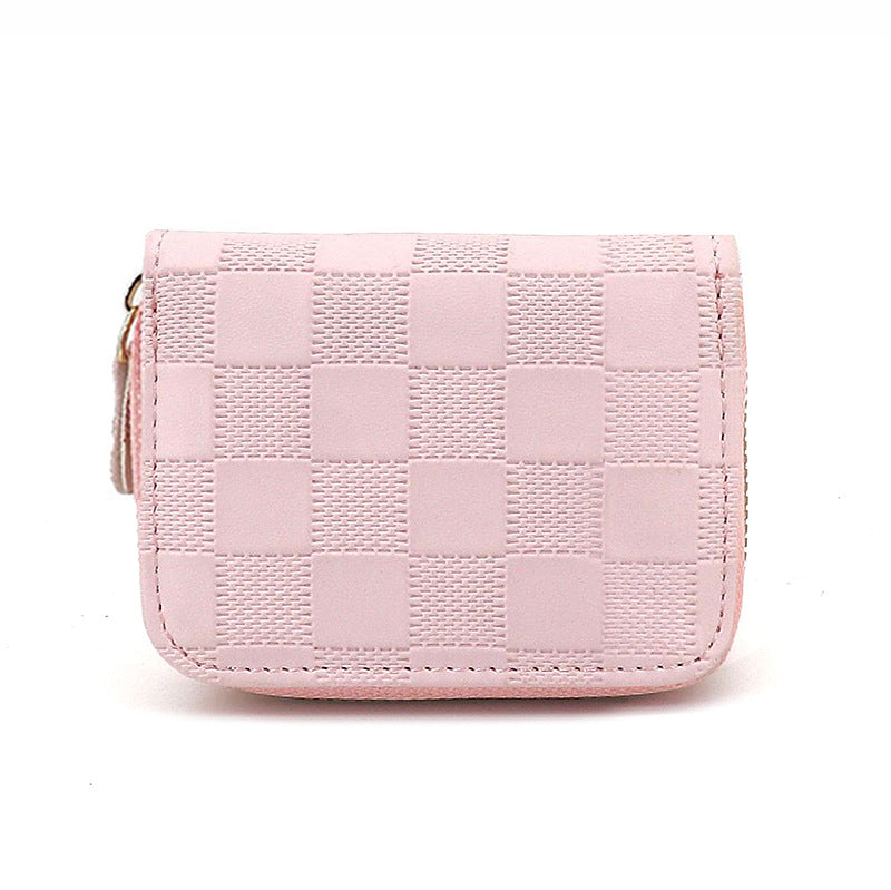 Wholesale Large-capacity plaid card holder