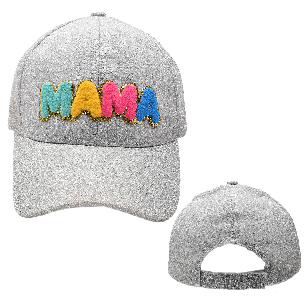 Wholesale Cotton Colorful MAMA Label Baseball Cap