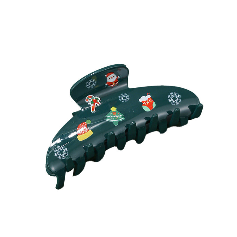 Wholesale Christmas Print Series Acrylic Hair Clips