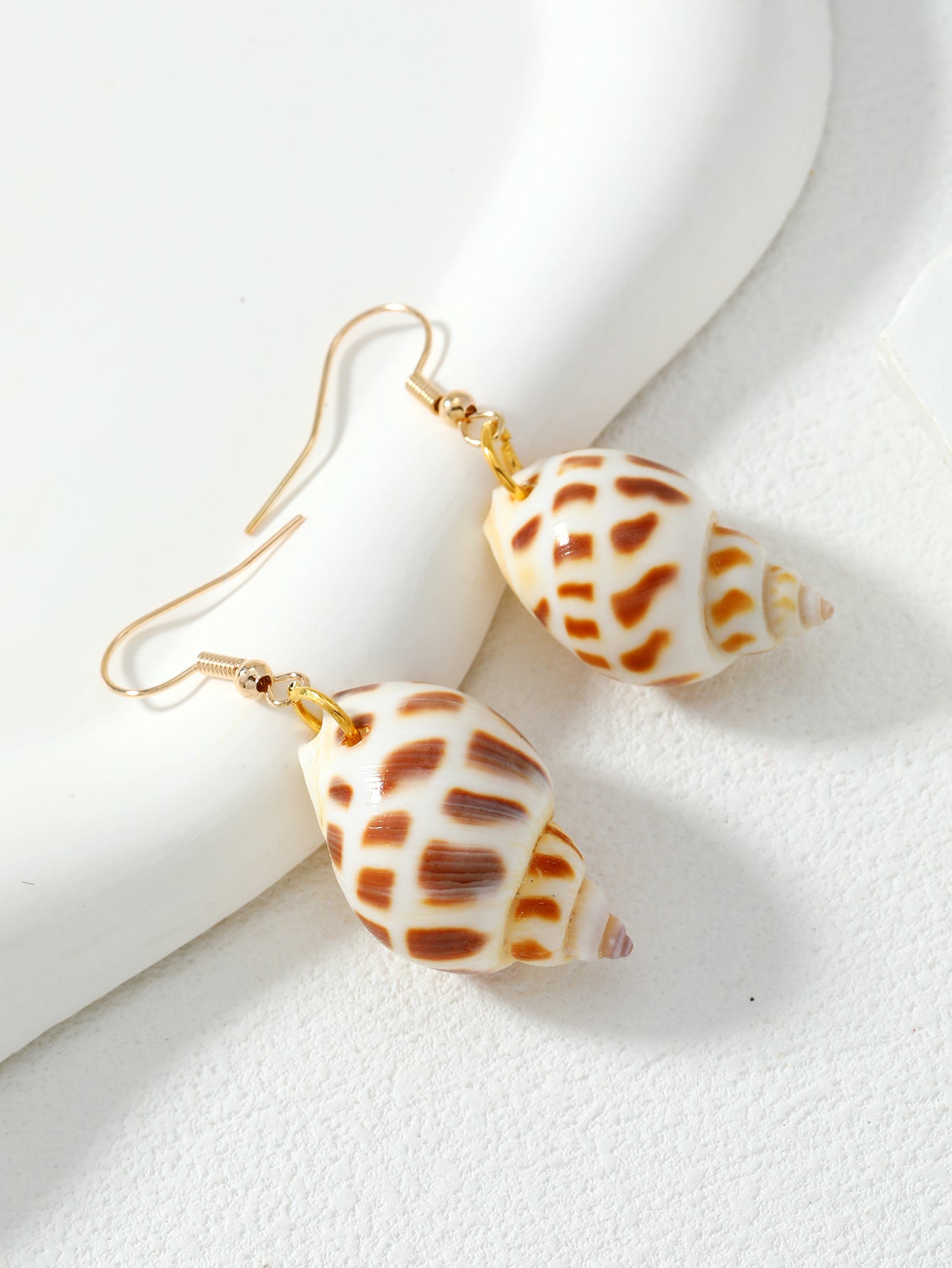 Wholesale Conch shell earrings exaggerated earrings summer