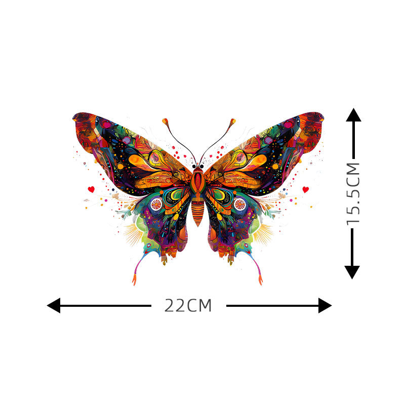 Wholesale 10pcs Colorful Flower Butterfly UV DTF Ready to Press Transfers Wraps