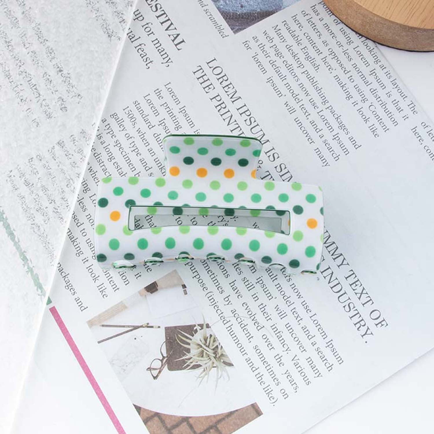 Wholesale St Patrick Pvc 8cm Hair Clip