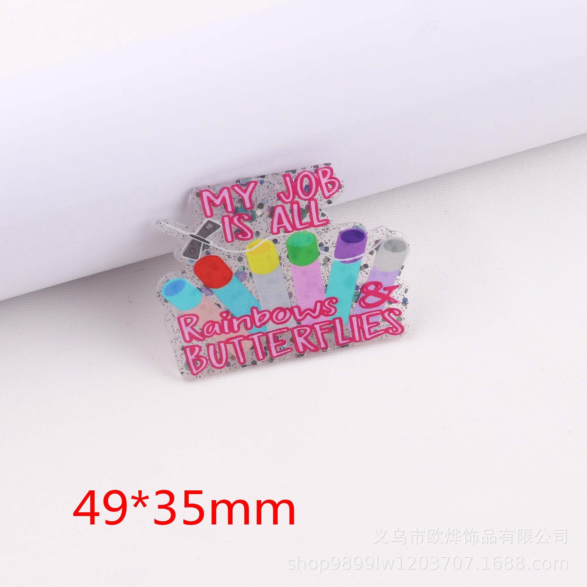 Wholesale 10PCS FlatBack Doctor Easy Pull Buckle Telescopic Buckle Acrylic Accessories