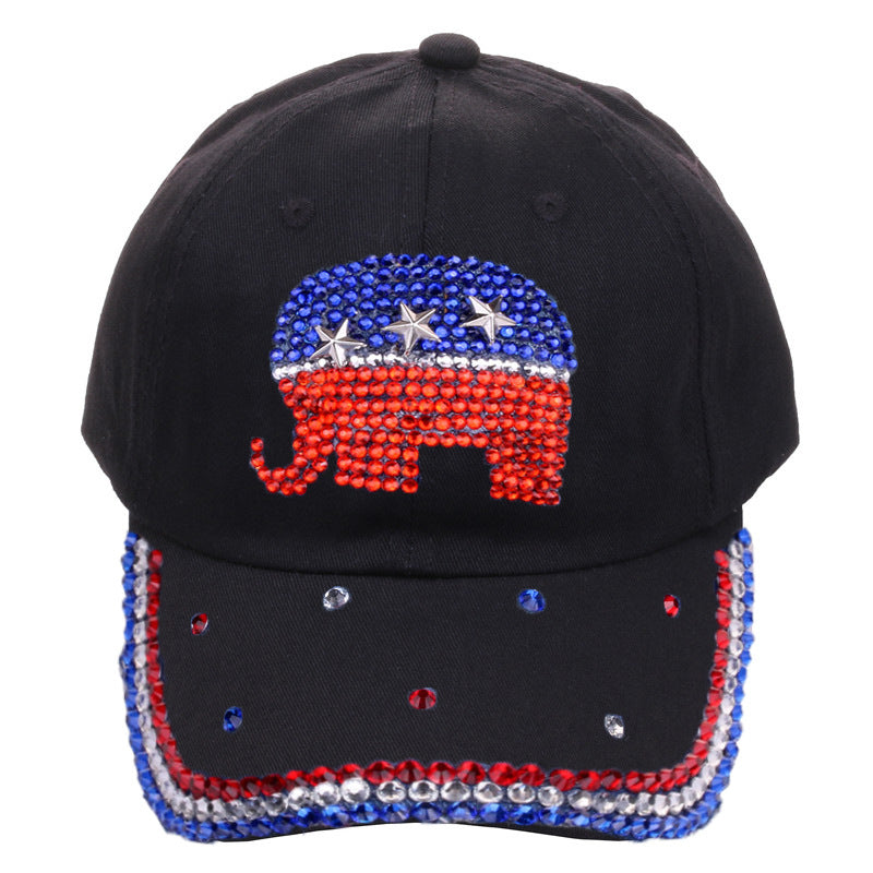 Wholesale Cotton Dot Diamond Baseball Cap