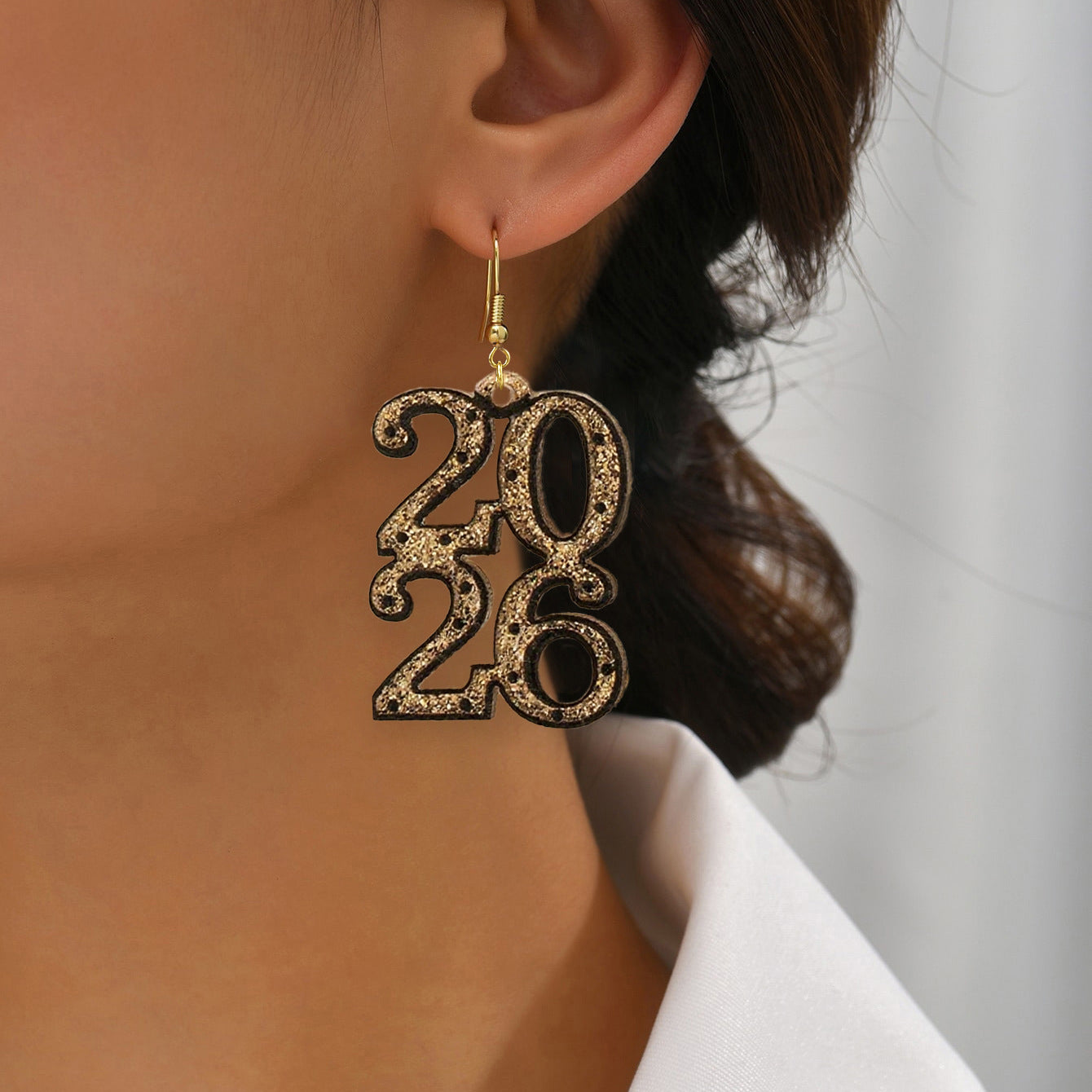 Wholesale 2026 Acrylic Digital Earrings