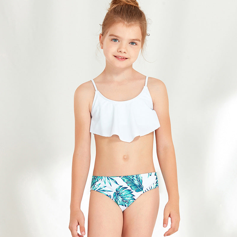 Los niños al por mayor dividen trajes de baño sin respaldo