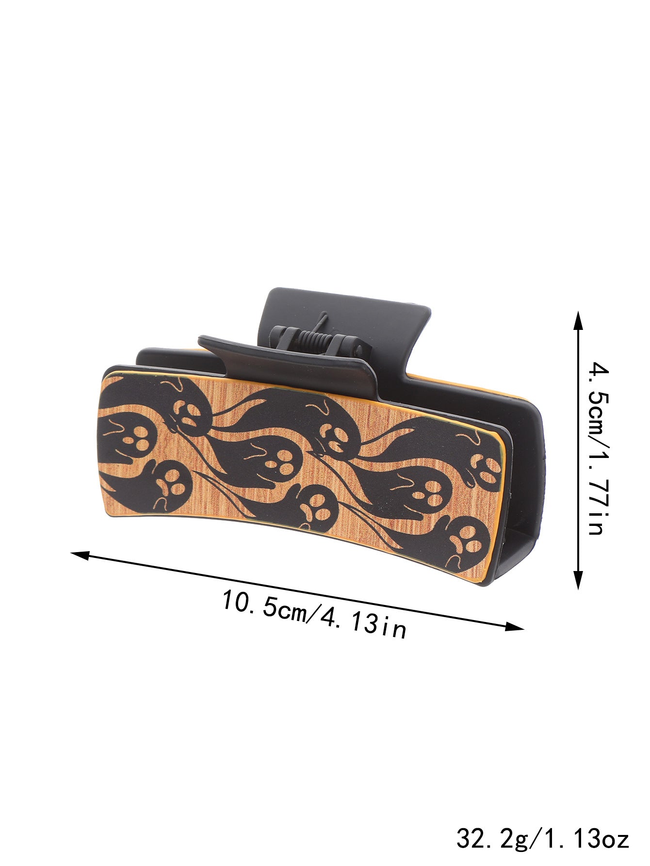 Wholesale Halloween Vintage Style Dark Leather Hair Clip