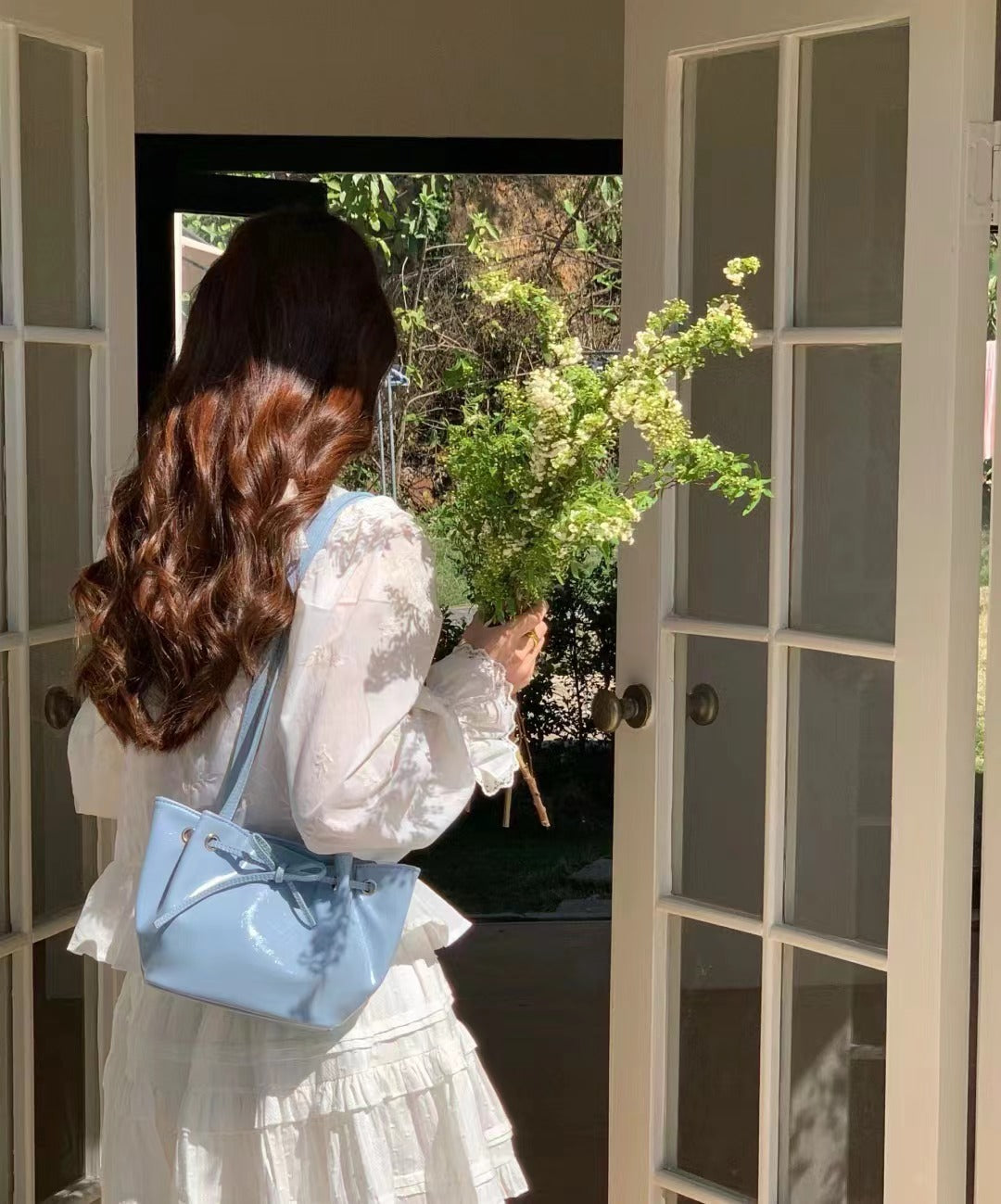 Wholesale Bow Fashion Single Shoulder Handbag Bucket Bag