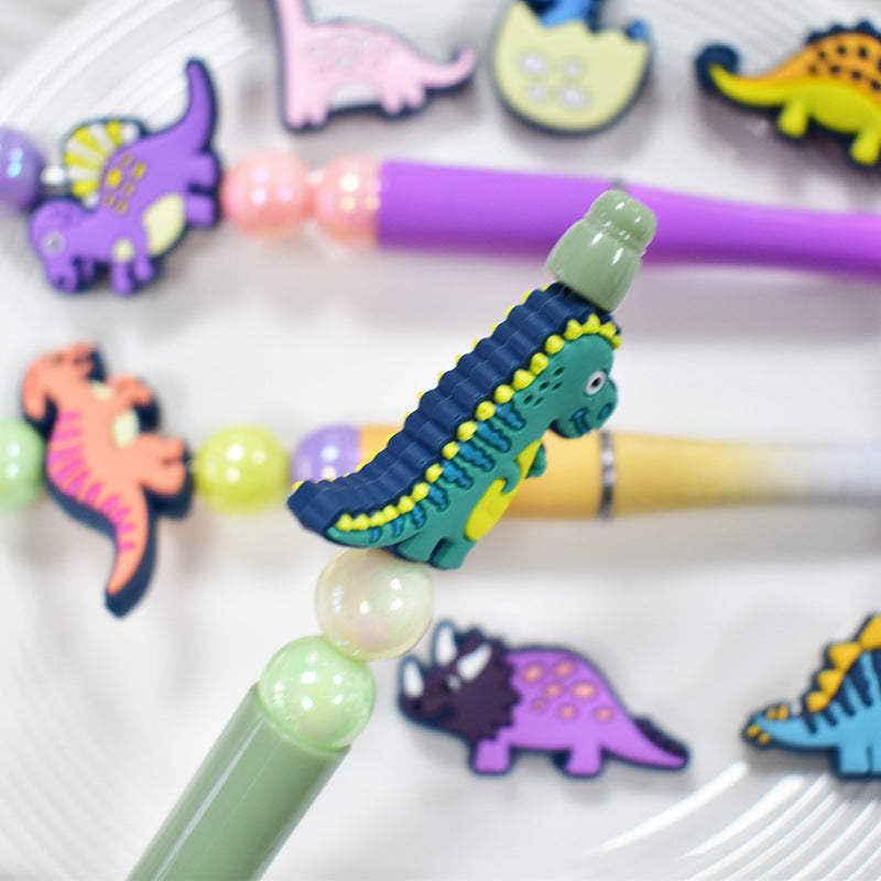 Wholesale 100pcs Diy Dinosaur Cartoon PVC Beads