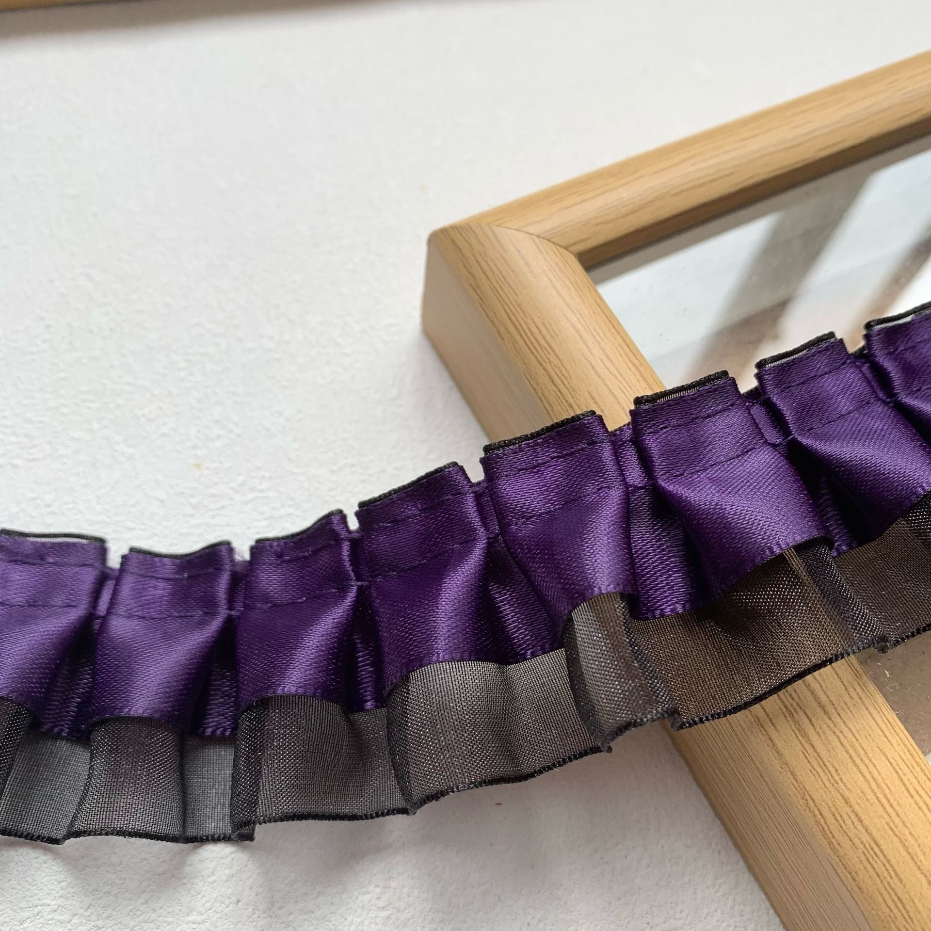 Wholesale 10pcs 4cm Polyester with Pleated Lace Trim Skirt Cuffs Handmade Diy Skirt Pannier