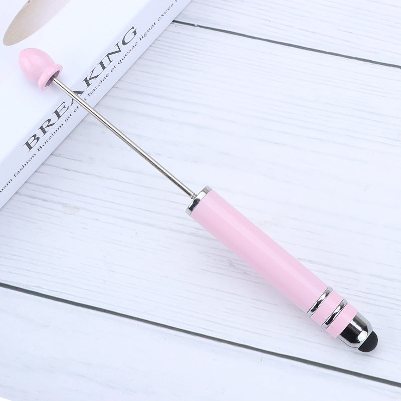 Wholesale 10pcs Beadable Pens 10pcs Colorful Gradient Stylus Pen DIY Plastic Pen