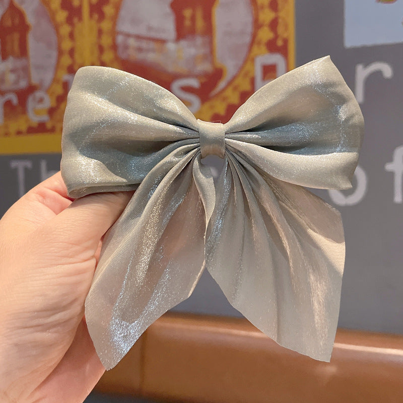 Wholesale Wholesale solid color temperament college style bow hairpin