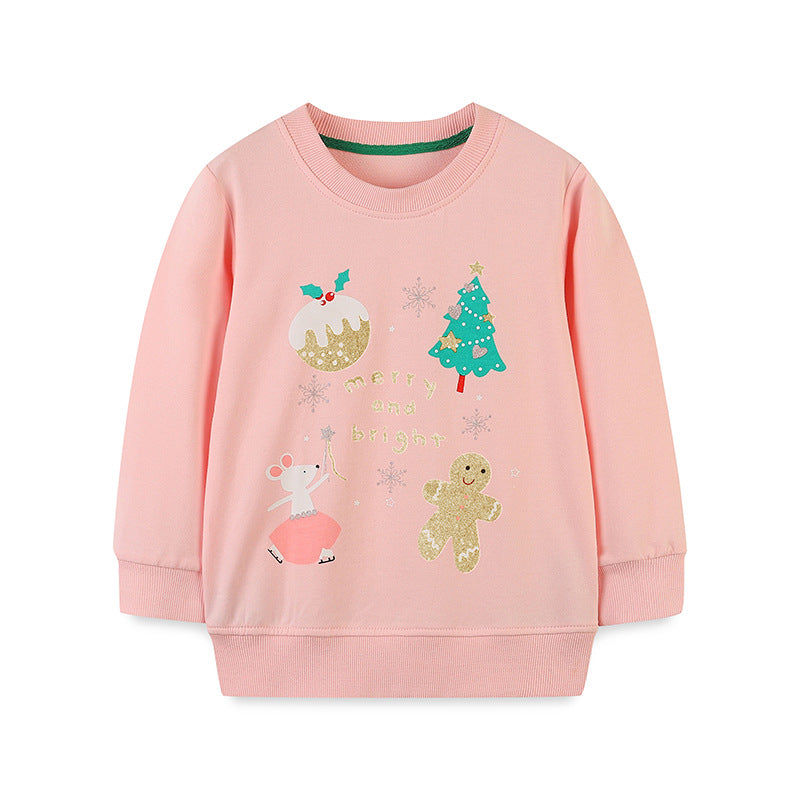 Wholesale Christmas Cotton Kids Sweatshirts