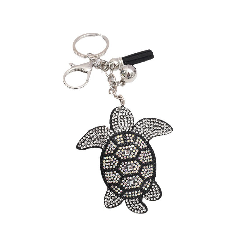 Wholesale Velvet Turtle Hot Diamond Keychains