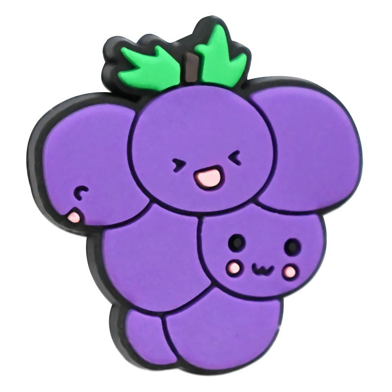 Wholesale Random 100pcs/pack  Cute Cartoon Fruit Series Handmade Beaded Accessories