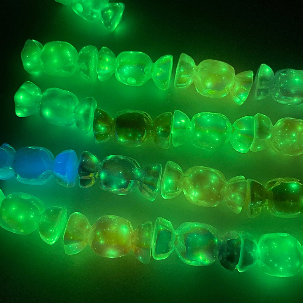 Cuentas de dulces de chocamiento de dos colores de 10 piezas/paquete de Star Sky de dos colores.