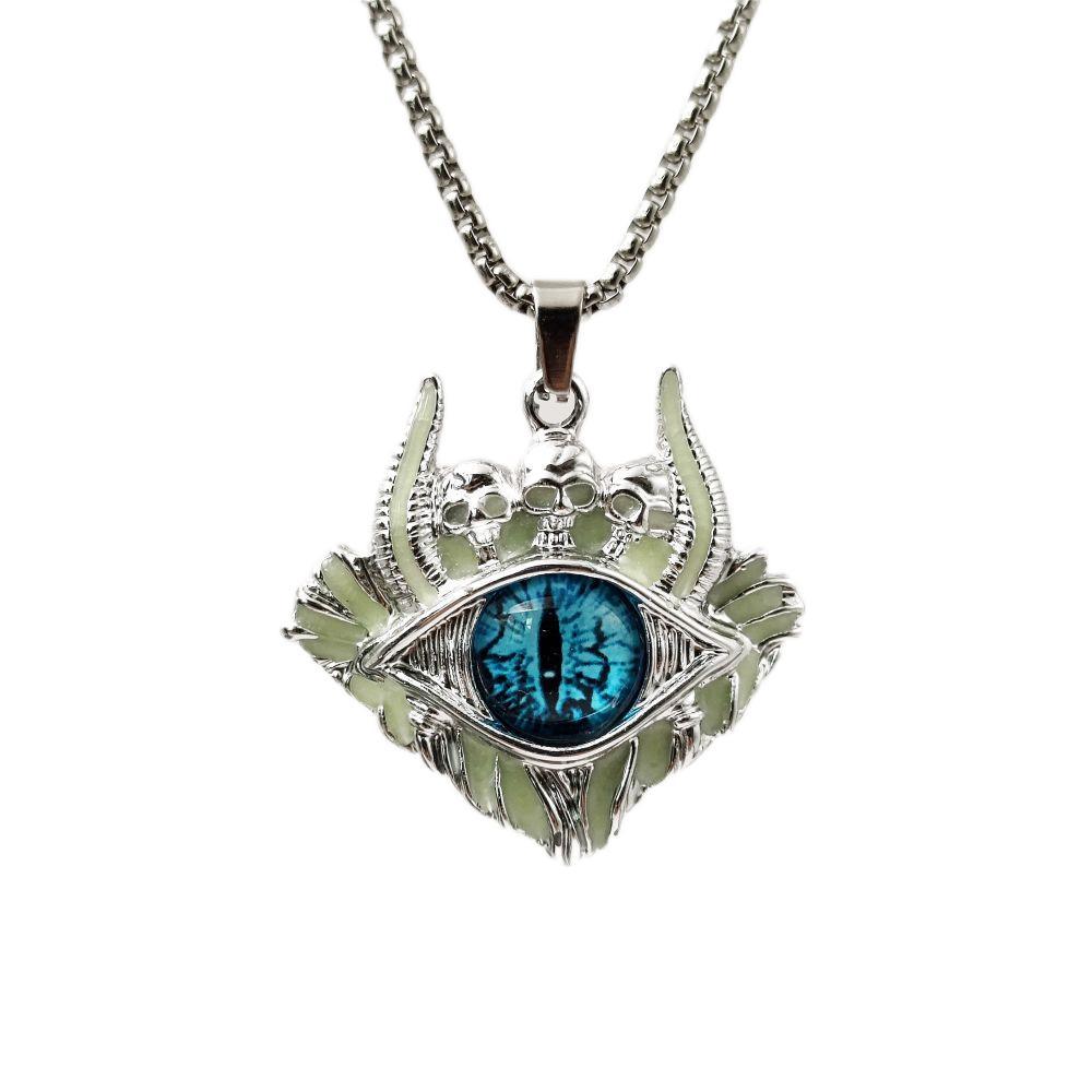 Wholesale Luminous Devil' s Eye Necklace