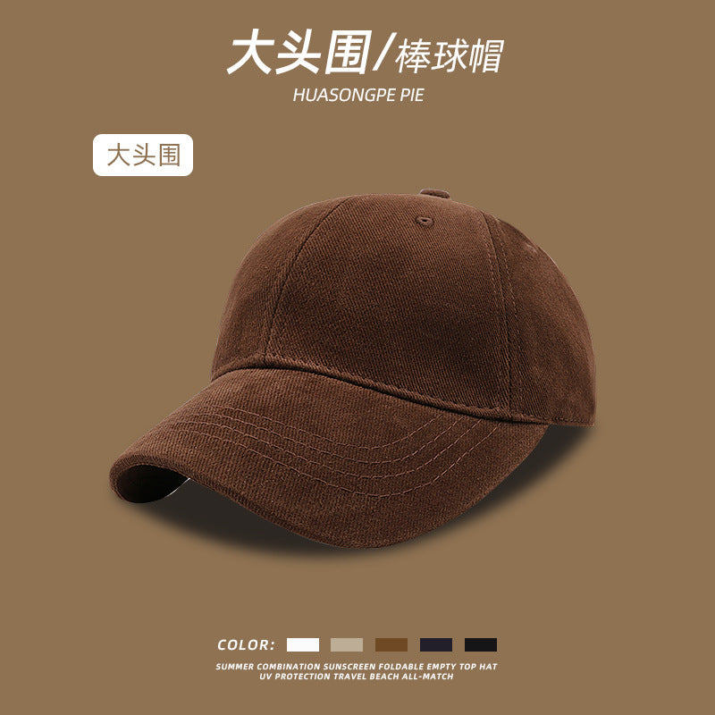 Wholesale Plain Large Head Pure Cotton Baseball