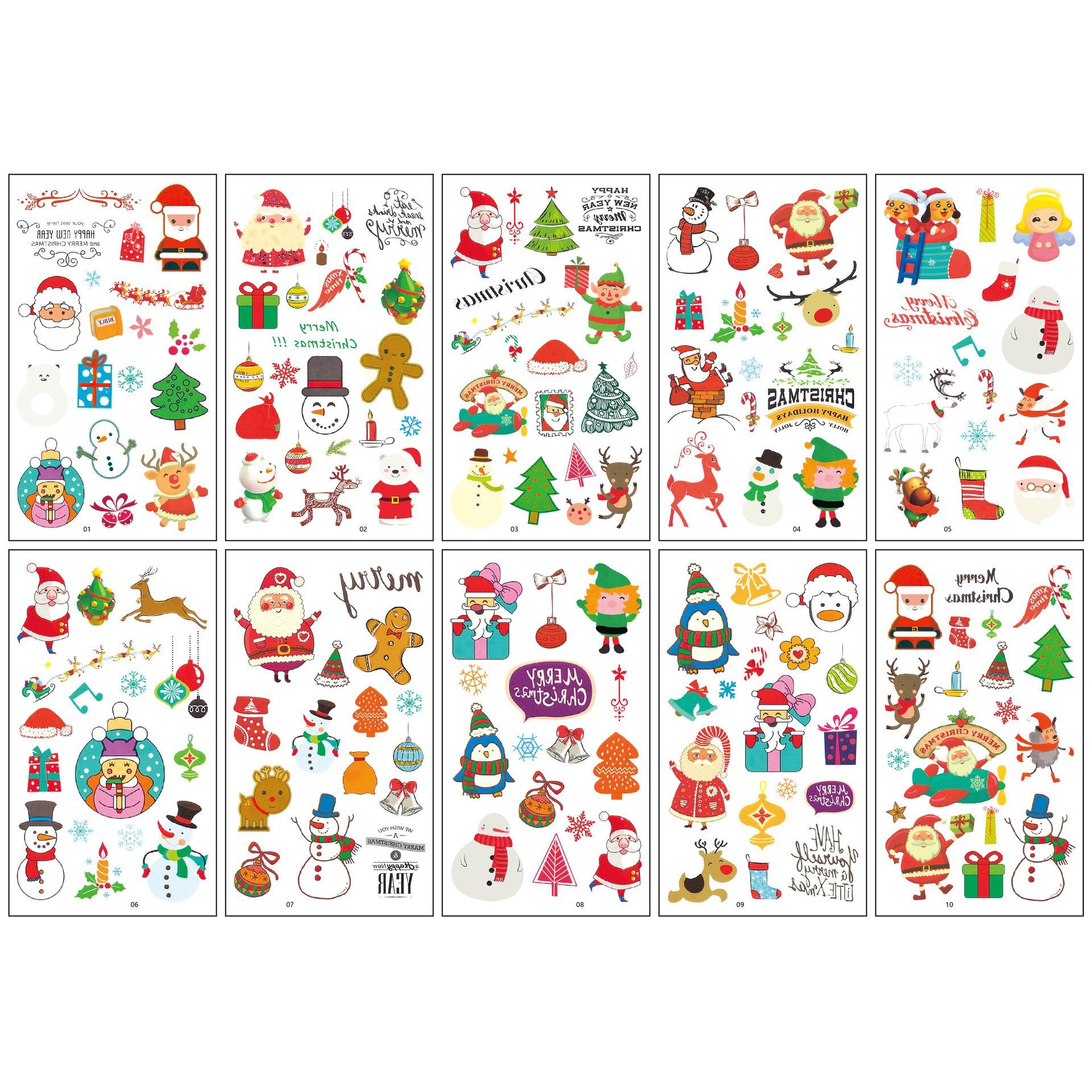 Wholesale 10pcs/sheet Children's cartoon little monster cute tattoo sticker