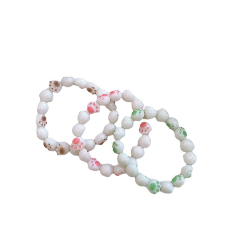 Wholesale Cute Cat Claw Resin Bracelet
