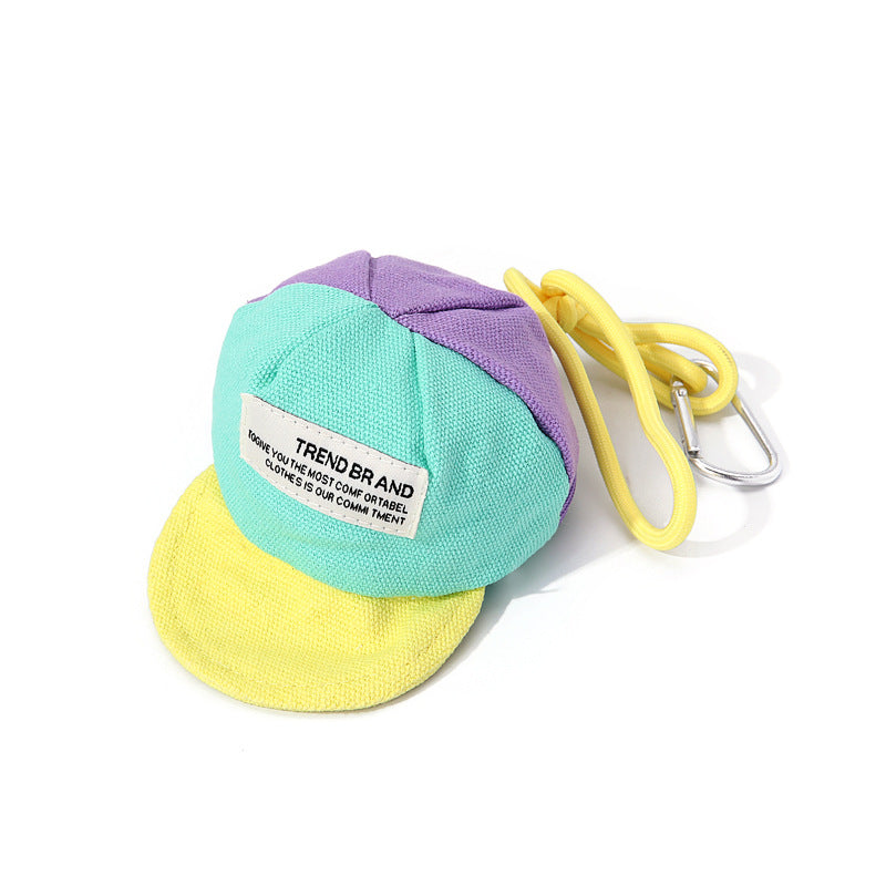 Wholesale Candy Colored Zero Wallet Canvas Keychain