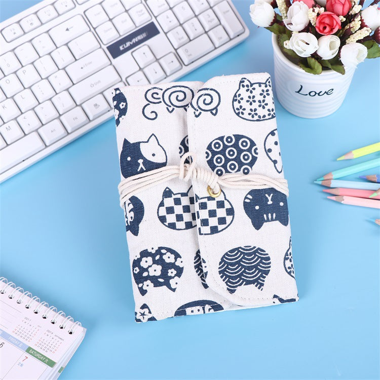 Wholesale Zhaocai Cat Fabric Binding Notebook