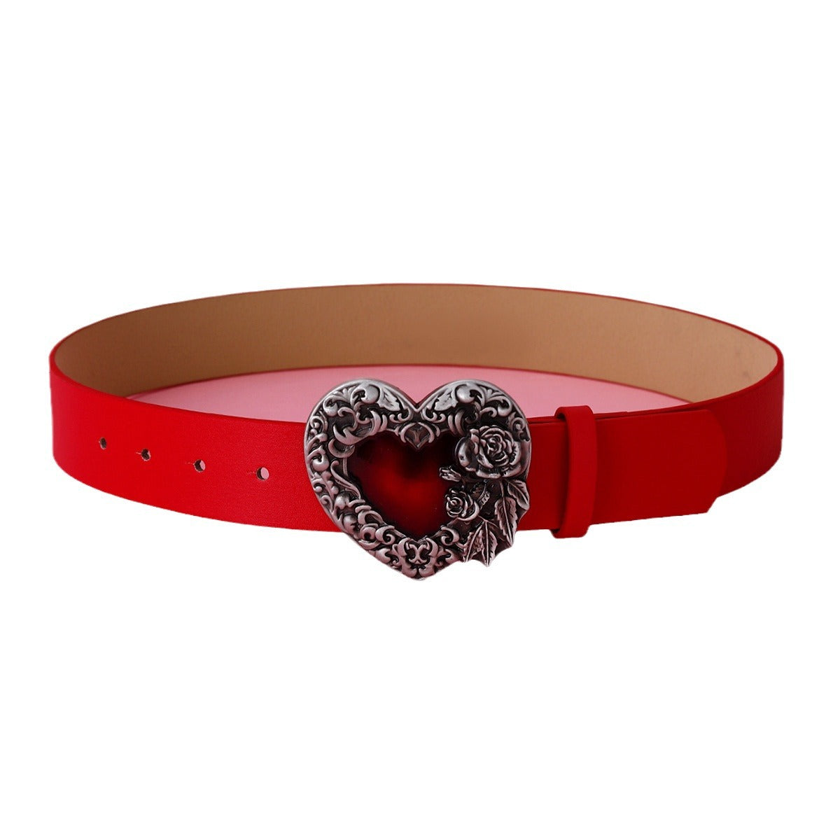 Wholesale of Red Love PU Belts