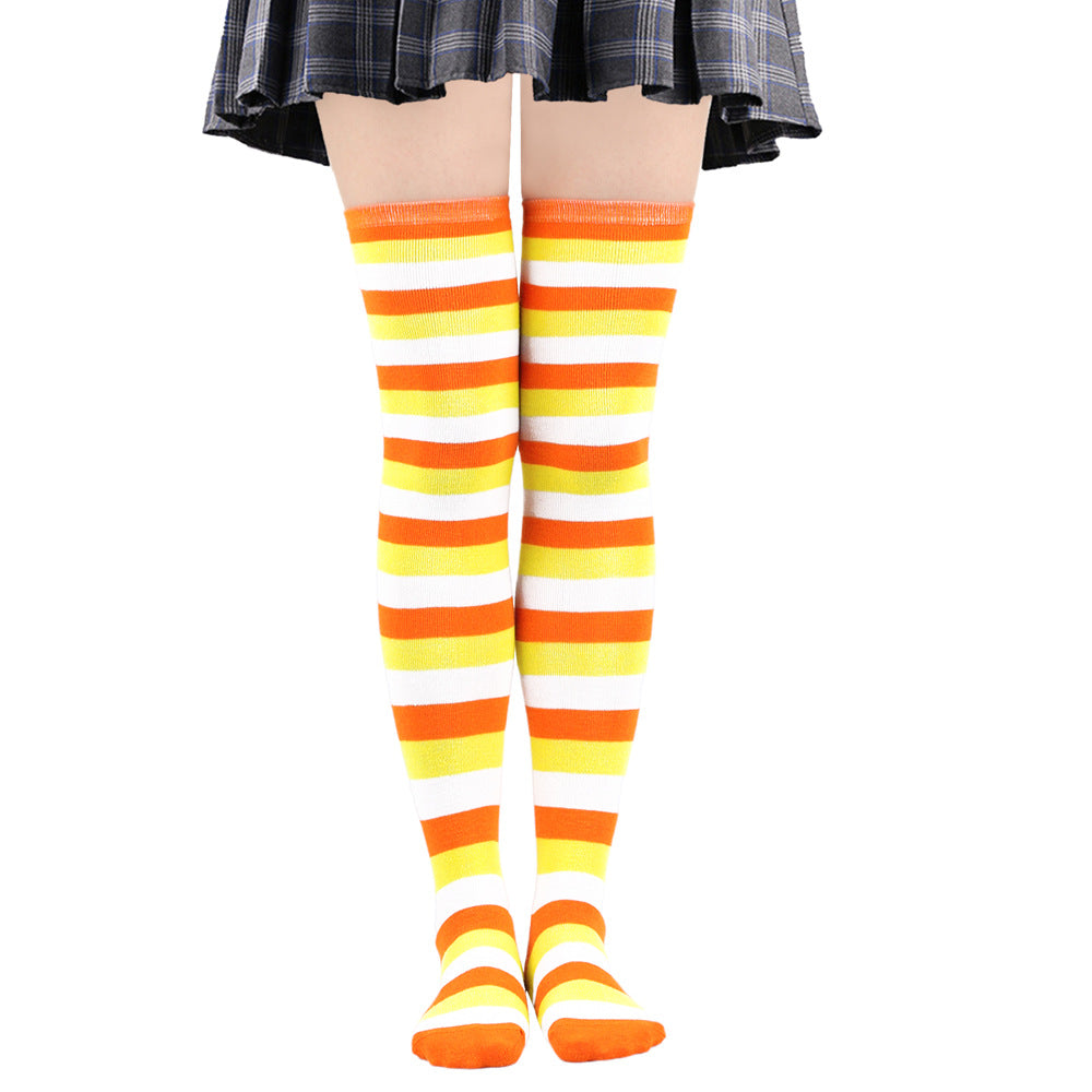 Wholesale Christmas Halloween Striped Stockings