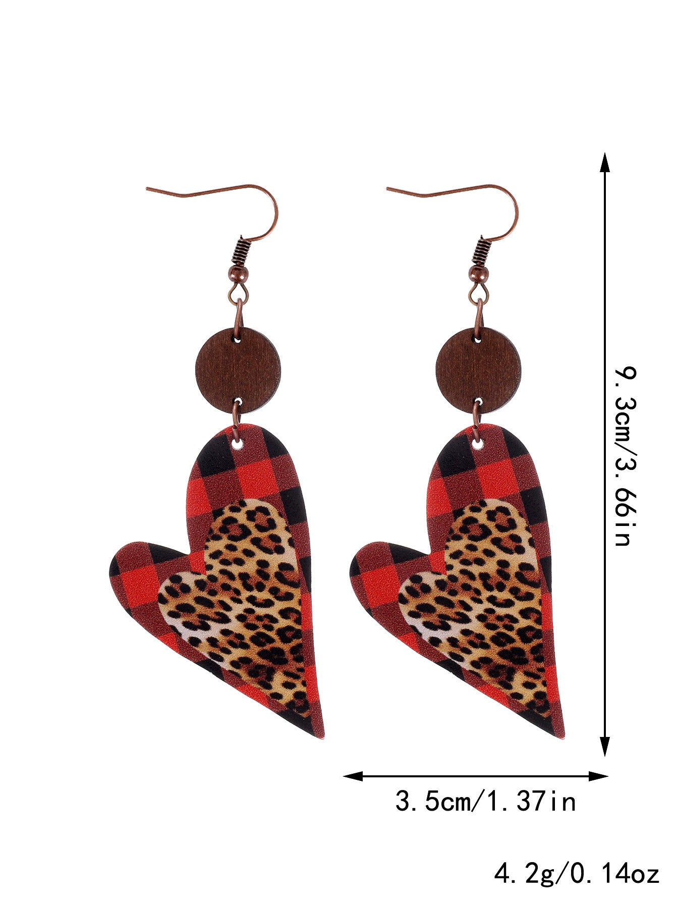Wholesale Valentine' s Day Love Cherry Wine Glass Earrings
