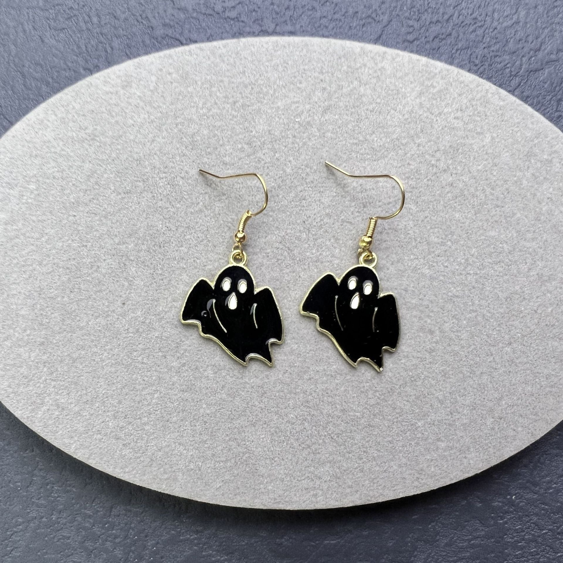Wholesale Halloween Simple Fashion Ghost Pumpkin Spider Witch Spoof Earrings
