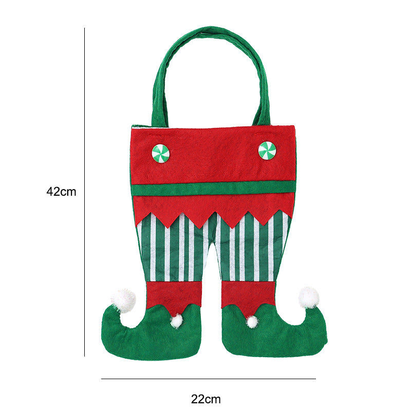 Wholesale Christmas elf bag candy bag Christmas gift gift bag