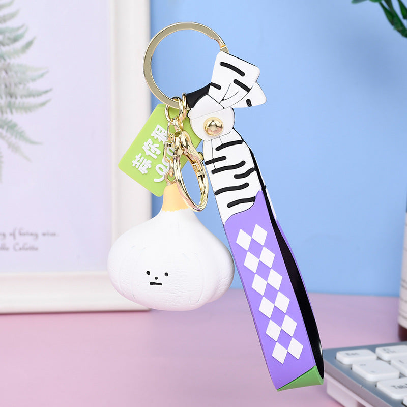 Colgante clave de la serie de la granja de nicho de PVC al por mayor