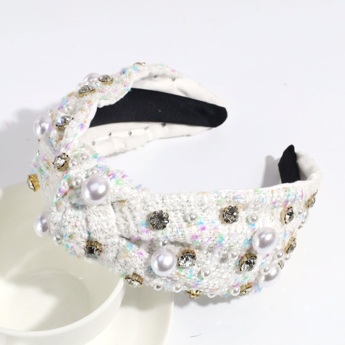 Wholesale Wide Edge Woolen Knotted Headband