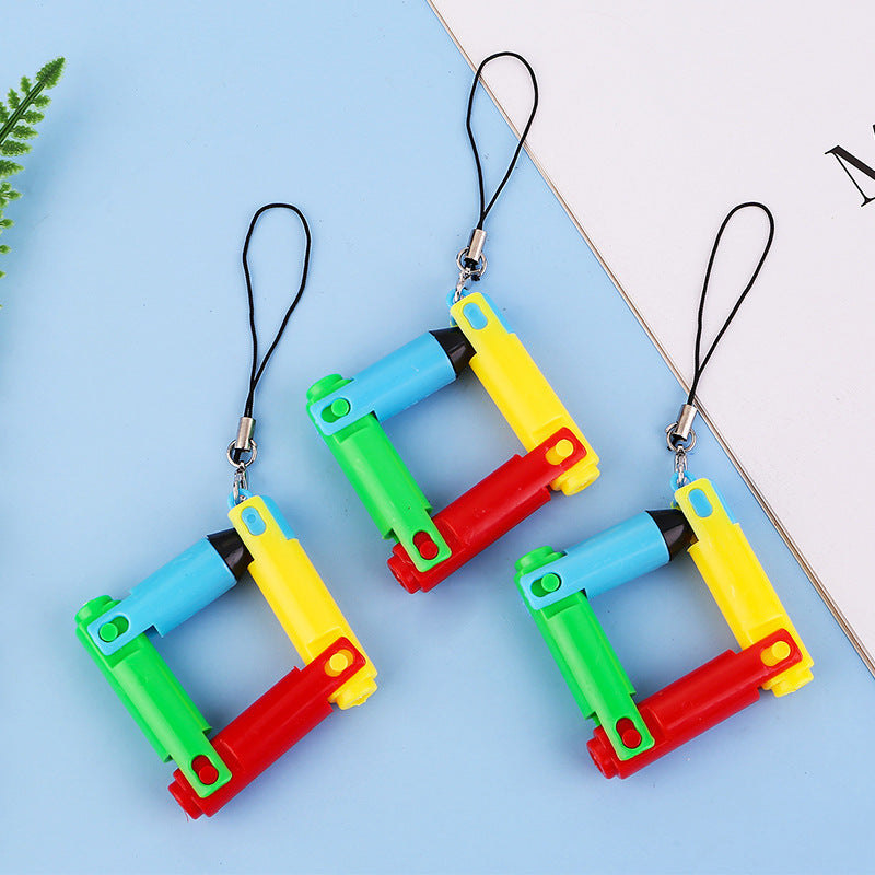 Wholesale Candy Color Lanyard Folding Ballpoint Pen