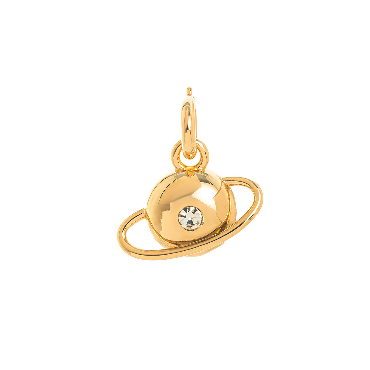 Wholesale Simple Twelve Birthstones Light Luxury Palm Moon Tai Chi Planet Gold-plated Pendant