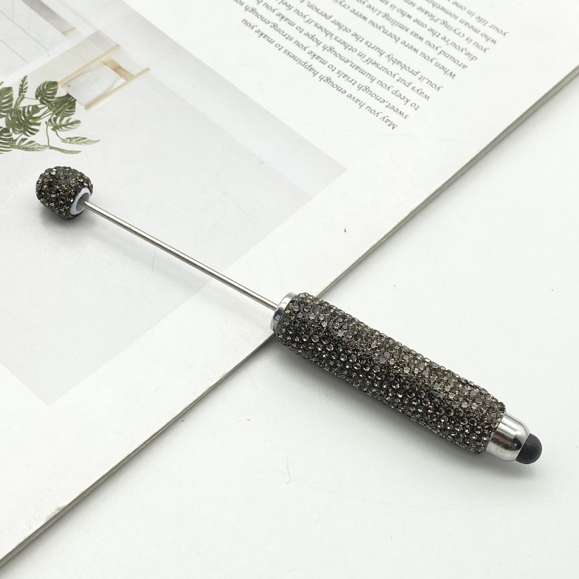 Wholesale DIY Touch Screen Full Diamond Beadable Pen Multifunctional Mobile Phone Capacitance Pen