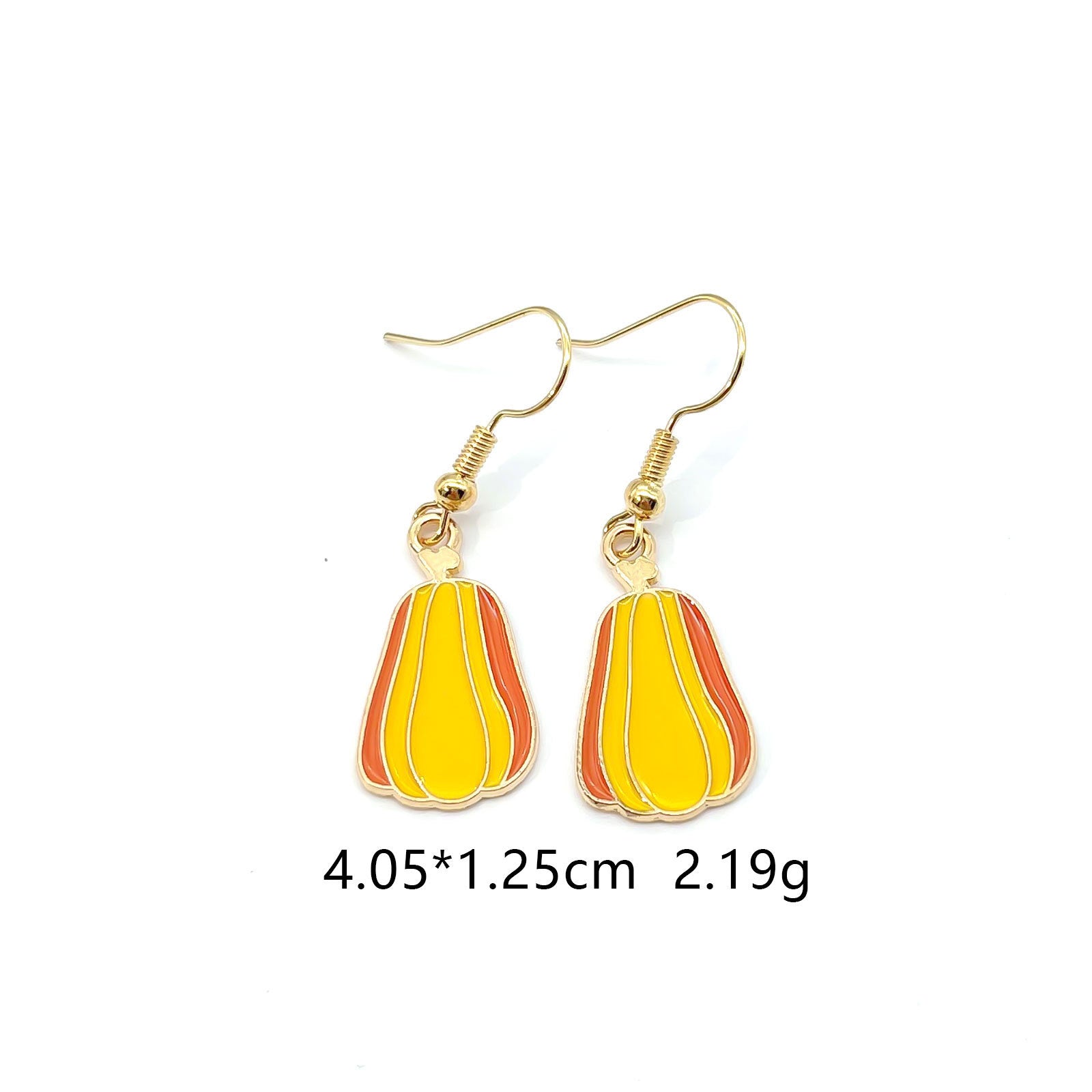 Wholesale Thanksgiving Earrings With Cartoon  Maple Leaf Sunflower Pumpkin Design Zinc Alloy Fall Harvest Jewelry Accessory For Parties