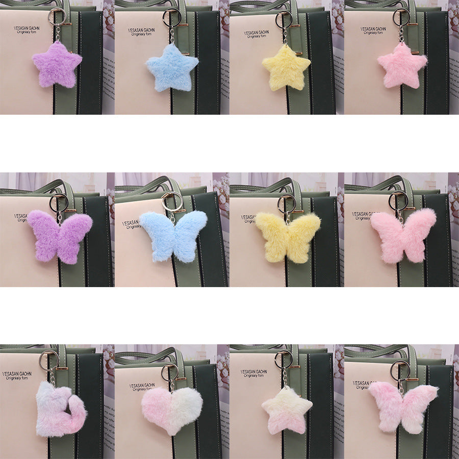 Wholesale Cute Simple Fantasy Series Love Plush Keychain