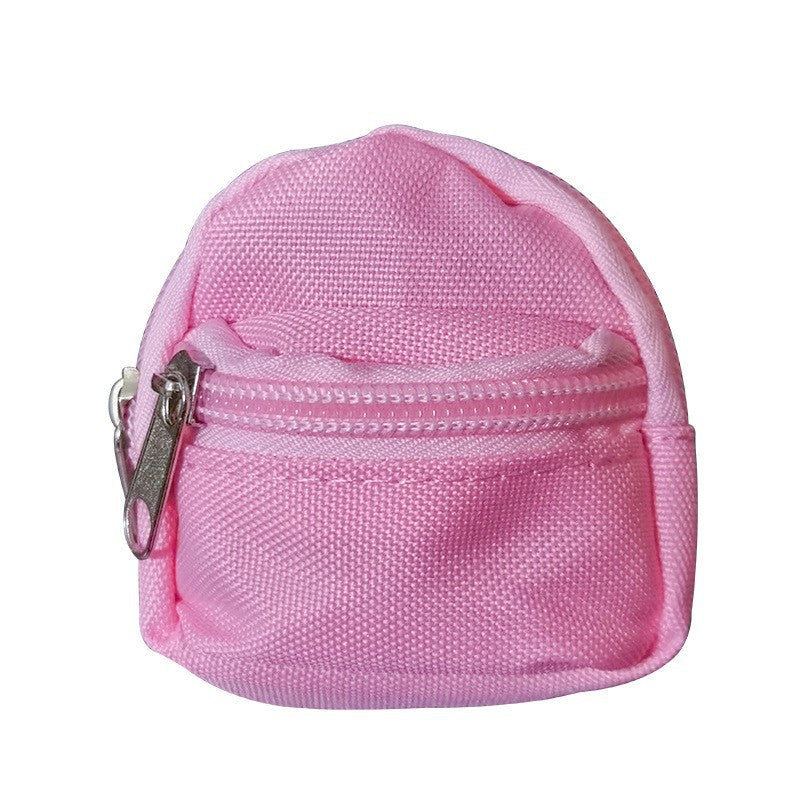 Wholesale Change bag 8cm small schoolbag Doll Accessories