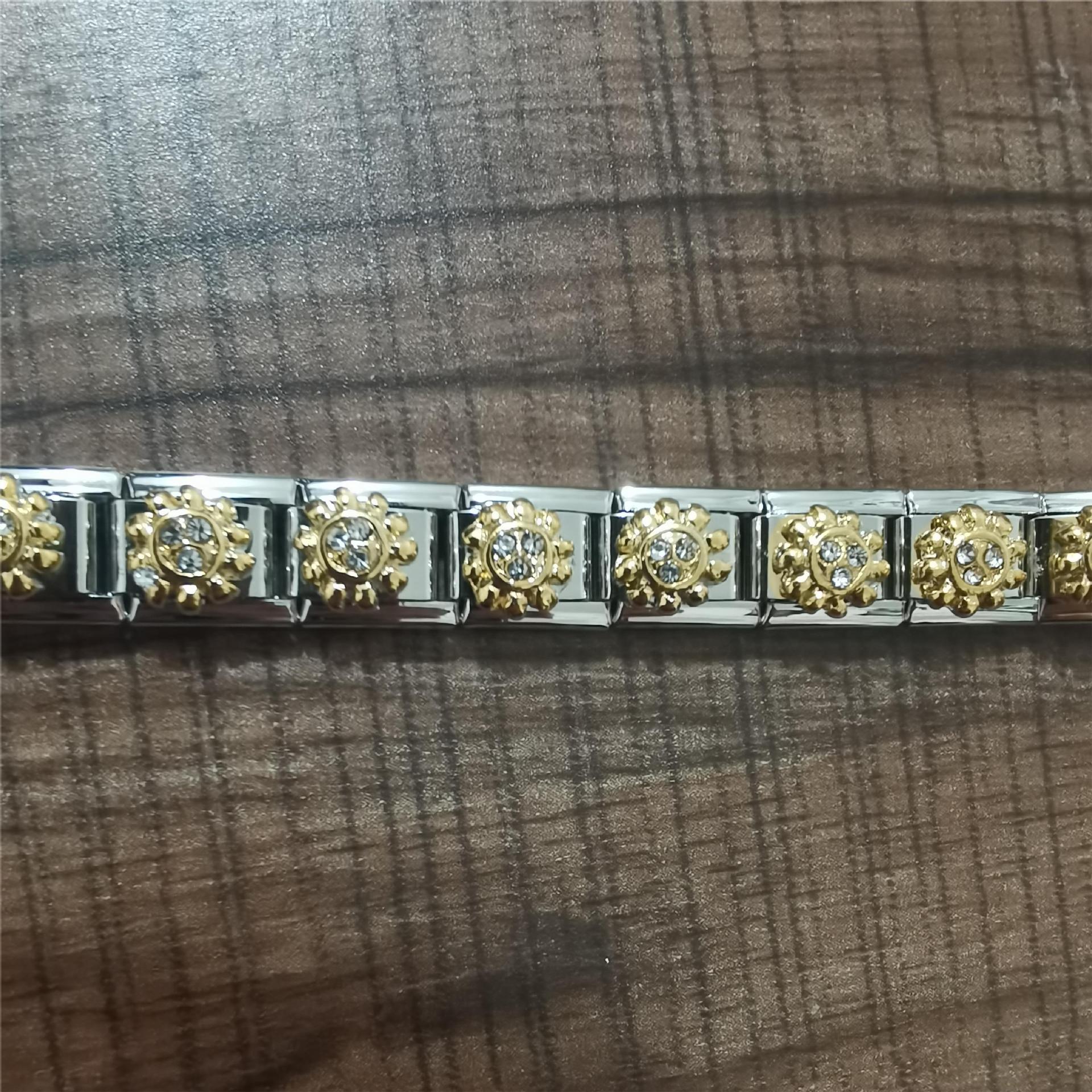 Wholesale Composable Bracelet Stainless Steel New Year Boots Single 9mm Bracelet