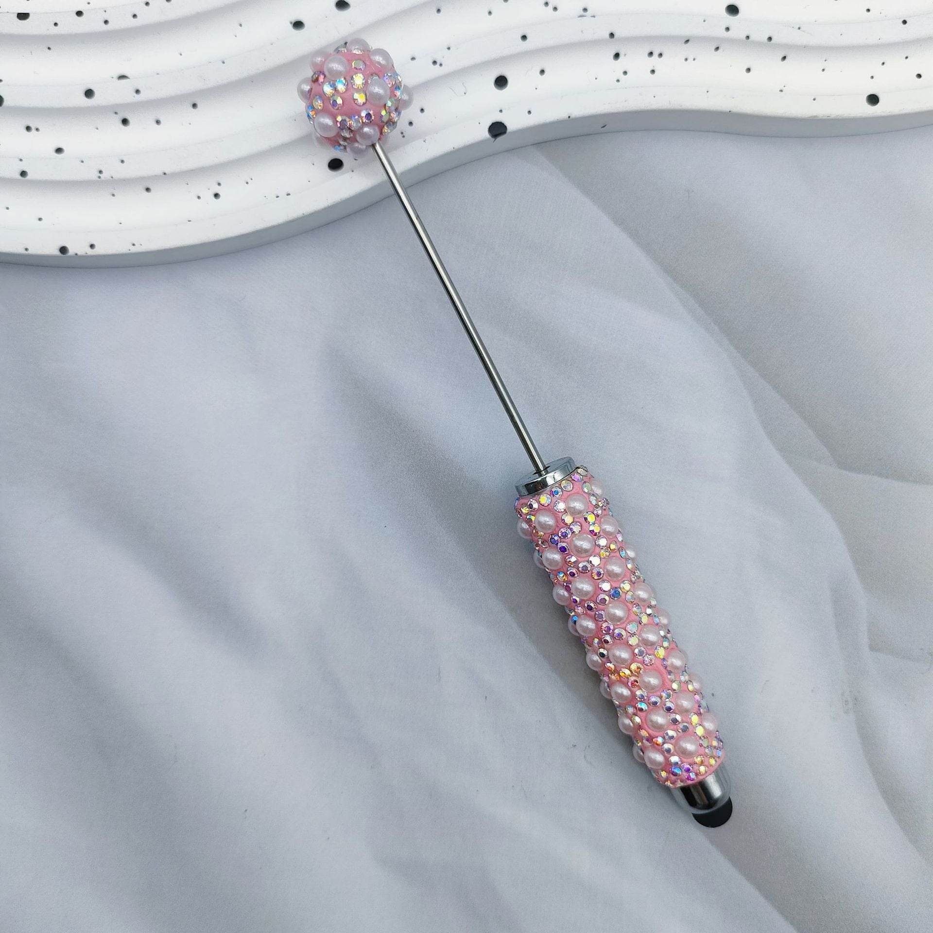 Wholesale DIY Touch Screen Pearl Full Diamond Beadable Pen