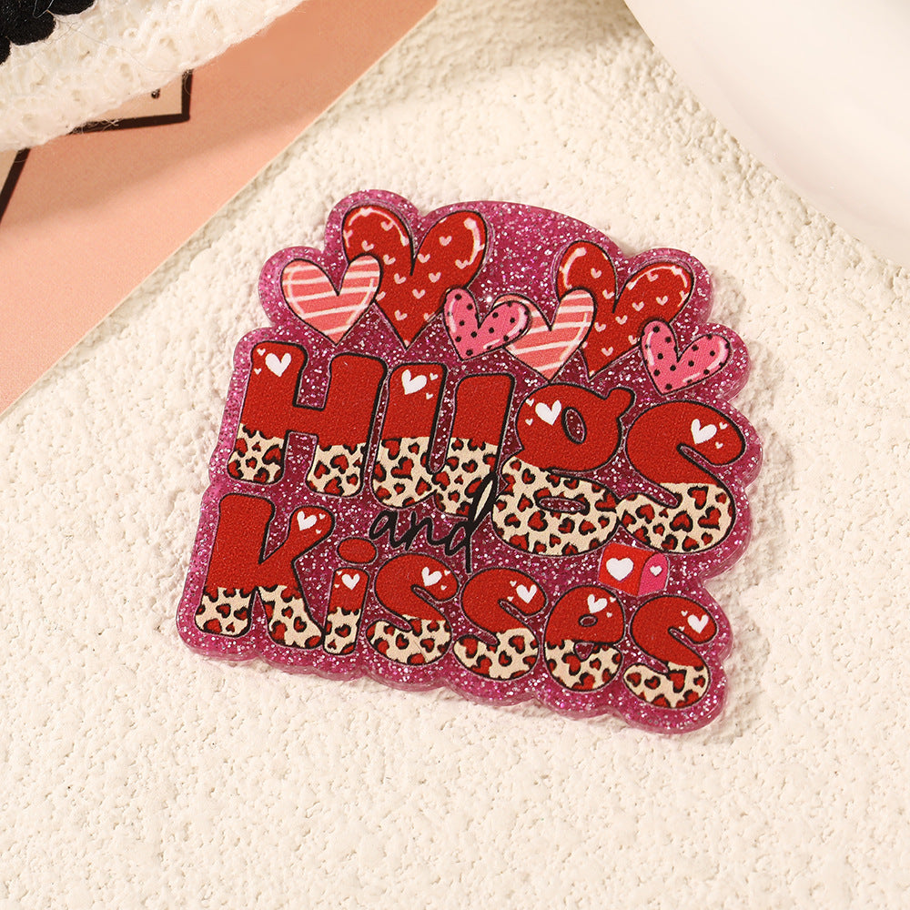 Wholesale 10pcs Cute cartoon Christmas acrylic Flatback