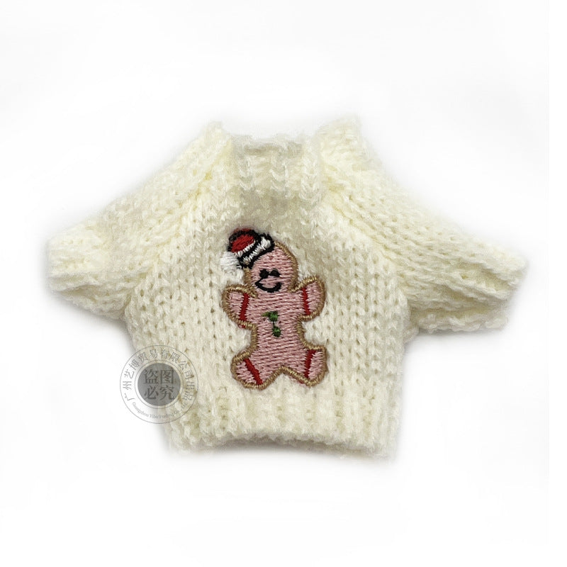 Wholesale 5pcs Toy 14cm Embroidered Knitted Door Dog Elf Doll Accessories