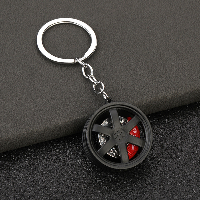 Wholesale Car Wheel Metal Keychain